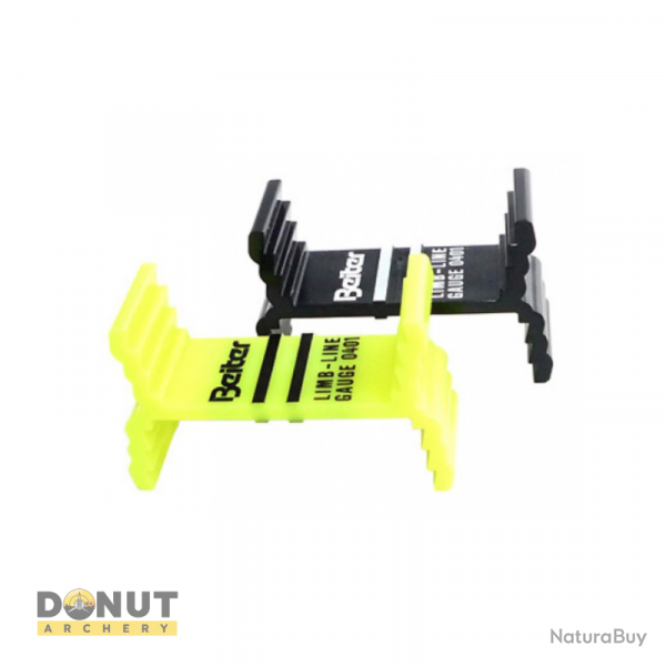 Cales d'alignement Beiter Limb Gauge Recurve - Jaune