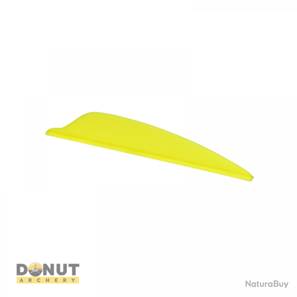 Plume de flche Plastique Flex-Fletch FFP187 - Jaune Fluo