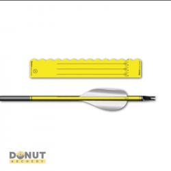 Wraps Flèche Socx Confort Wave Edge X10 - Jaune Fluo