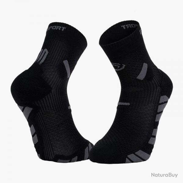 Chaussette de Course BV SPORT "Trail Ultra Mid" 39 - 41 Noir