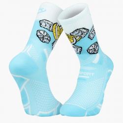 Chaussette de Course BV SPORT "Trail Ultra Nutrisocks" 36 - 38 Bleu Clair