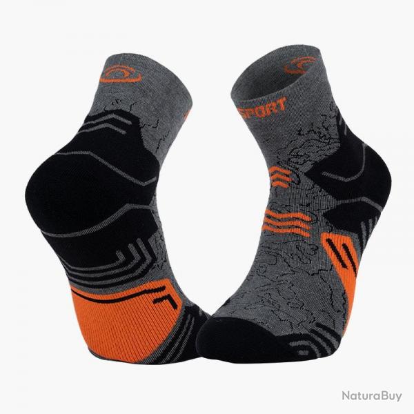 Chaussette de Randonne BV SPORT "Trek GR Mid Lyocell" 42 - 44 Gris