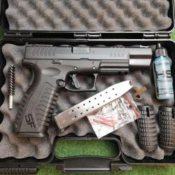 Pistolet semi-automatique HS PRODUKT modèle SF19 5.25 - Calibre 9x19 - Mallette ABS, 2 chargeurs (Oc