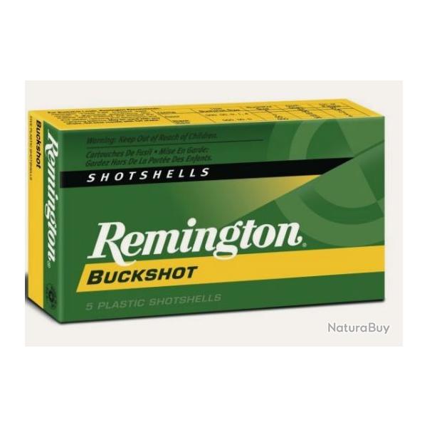 Chevrotines REMINGTON buckshot 20 grains cal.20/70 par 5