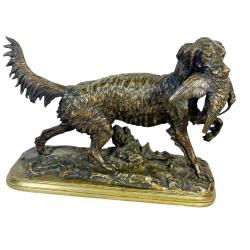 Christophe FRATIN  chien de chasse bronze