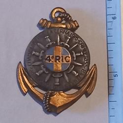 Insigne du 4ème régiment d'infanterie coloniale (RIC)