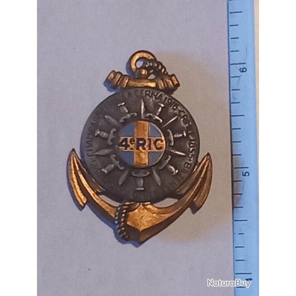 Insigne du 4me rgiment d'infanterie coloniale (RIC)