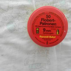 Boite de 50 Cartouches 9 mm Bosquettes pointues pour le tir