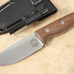 White River WRUR35-BNA Couteau Ursus Cub Natural Micarta Magnacut