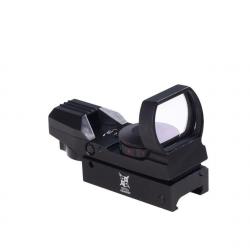 Red dot sight SQUARE open Black DELTA ARMORY