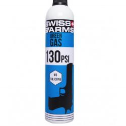 BOUTEILLE DE GAZ SWISS ARMS GREEN 130 PSI SEC 760 ML