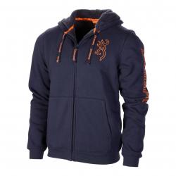 Sweatshirt Browning Snapshot Warm Bleue - M