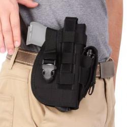 Holster Universel Tactique MOLLE - Noir / Tan / Vert - SKX INDUSTRIES
