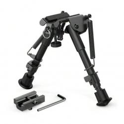 1 sans prix de réserve - Bipied en aluminium fixation Picatinny / Grenadière - 15 à 23cm