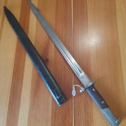 Baïonnette belge mauser
