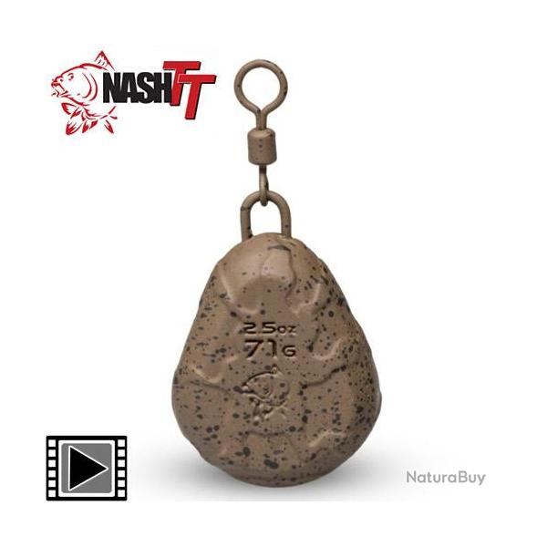 Plomb Nash Flat Pear Swivel 113g