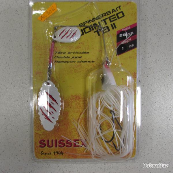 Spinnerbait jointed target blade 2, 28 gr, de marque SUISSEX, modle predator