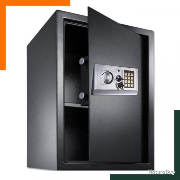 Coffre-fort pour arme de poing avec code personnalisable et double-boulons - Noir Livraison gratuite