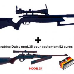 PACK COMBINÉ ! PACK9 Carabine Arrow Gamo 5,5 mm + Carabine PCP pompe Daisy 35, 4,5 mm + Lun. 4 x 20