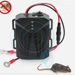 Répulsif Ultrason Souris/Rat 12V Anti-Rongeurs LED Protection Voiture/Moteur