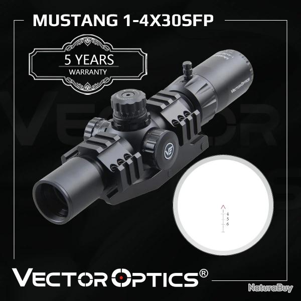 VECTOR OPTICS lunette de vise MUSTANG 1-4X30 SFP  Rticule RVB grav True One Power