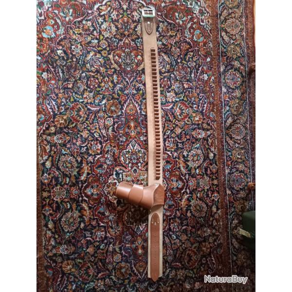 Cartouchiere et holster John Wayne