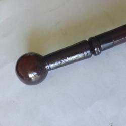Superbe canne epee ancienne boule en resine