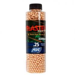 BILLES 0.25G BLASTER TRACANTES ROUGES EN BOUTEILLE DE 3300 "ASG"