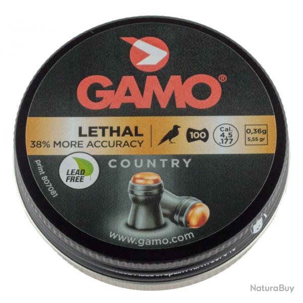 Plombs GAMO cal.4.5 lethal master par 300