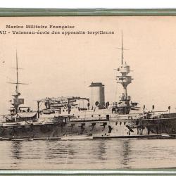 CPA - Marine Militaire Français "  MARCEAU -Vaisseau -école des apprentis -torpilleurs N°1063