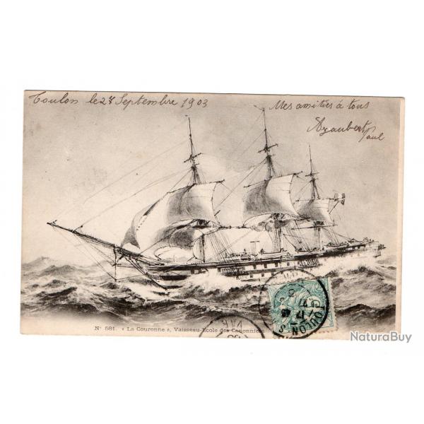 CPA - Marine - Dunkerque, Voiliers  Trois Mts en Pleine Mer N1062