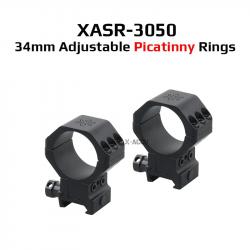 Anneaux de portée en queue de pont pour portée de chasse Ar 15 -**XASR-3050