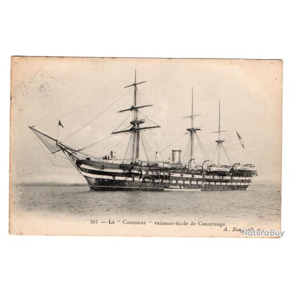 CPA - Marine Militaire La COURONNE vaisseau cole de canonnage N1061