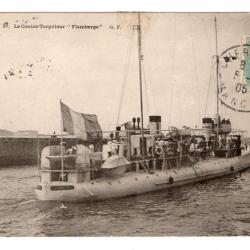 CPA - Le Contre-Torpilleur FLAMBERGE- Ed. G. F. N°1067