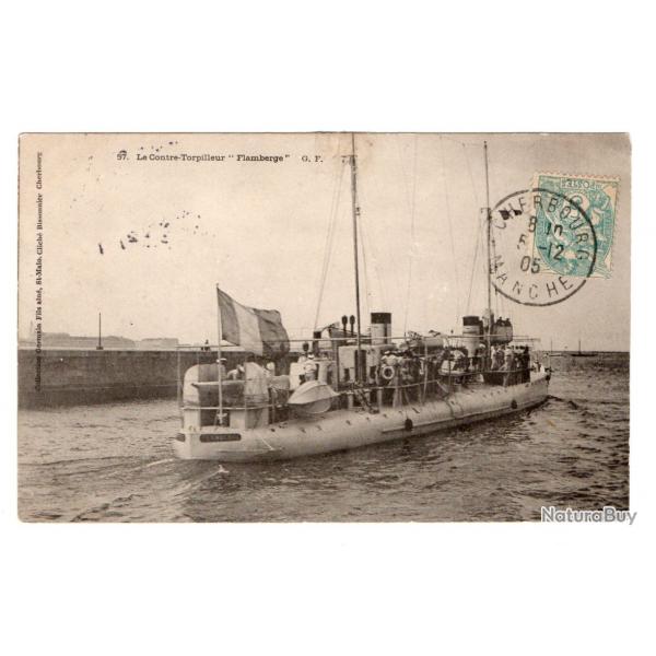 CPA - Le Contre-Torpilleur FLAMBERGE- Ed. G. F. N1067