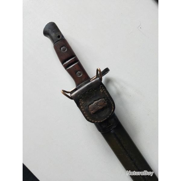 Belle baonnette US  17 Fabrication Remington et sont fourreau " JEWELL 1917 "