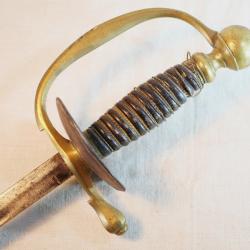 épée époque RESTAURATION à pommeau boule - remontage - ref CAB25EPE002