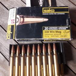 Munition Sako 338 Win Mag 16.2g