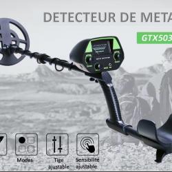Détecteur de métaux souterrains GTX5030G chasseur de trésors détecteur d'or  pièces métaux