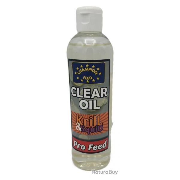 Champion feed clear oil pro feed 250ml Squid & Krill