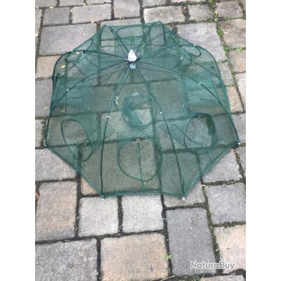 YOLOUP 30 x 60 cm Nasse à Écrevisses Pliable Piège à Poisson Pliable Filet à Crabes avec 1