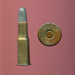 .450/577 Martini-Henry - marquage : KYNOCH 577/450 - balle plomb arrondie - étui laiton