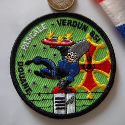 écusson douane tissu - Pascale - Verdun BSI - Brigade de surveillance intérieure