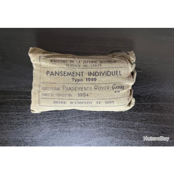 Pansement individuel type 1949 arme franaise