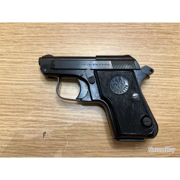 Pistolet Beretta semi automatique ALARM AUT cal 8mm blanc  1 sans prix de rserve !