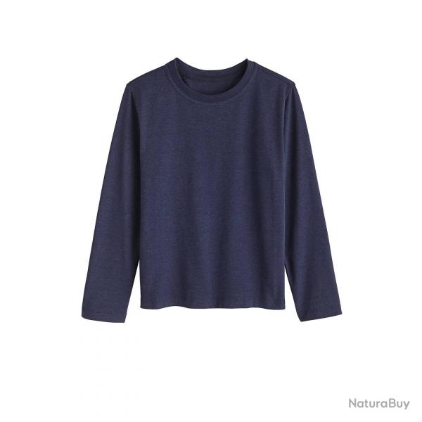 T-shirt de plage anti UV -Enfant - Bleu Bleu 134/146 cm