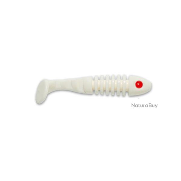 Leurre Souple Delalande Skeleton 11cm Blanc