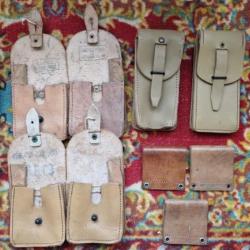 porte chargeurs  militaires cuir