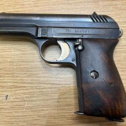 Pistolet semi-automatique CZ27 cal 7,65 Browning à 1 sans prix de réserve !