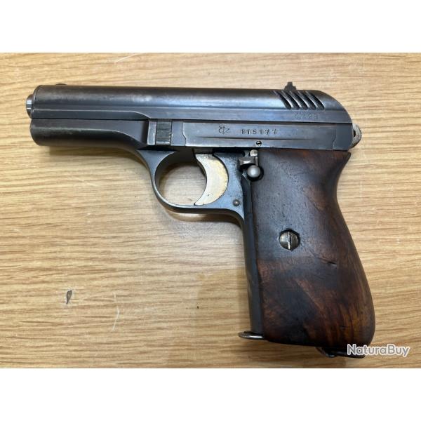 Pistolet semi-automatique CZ27 cal 7,65 Browning  1 sans prix de rserve !